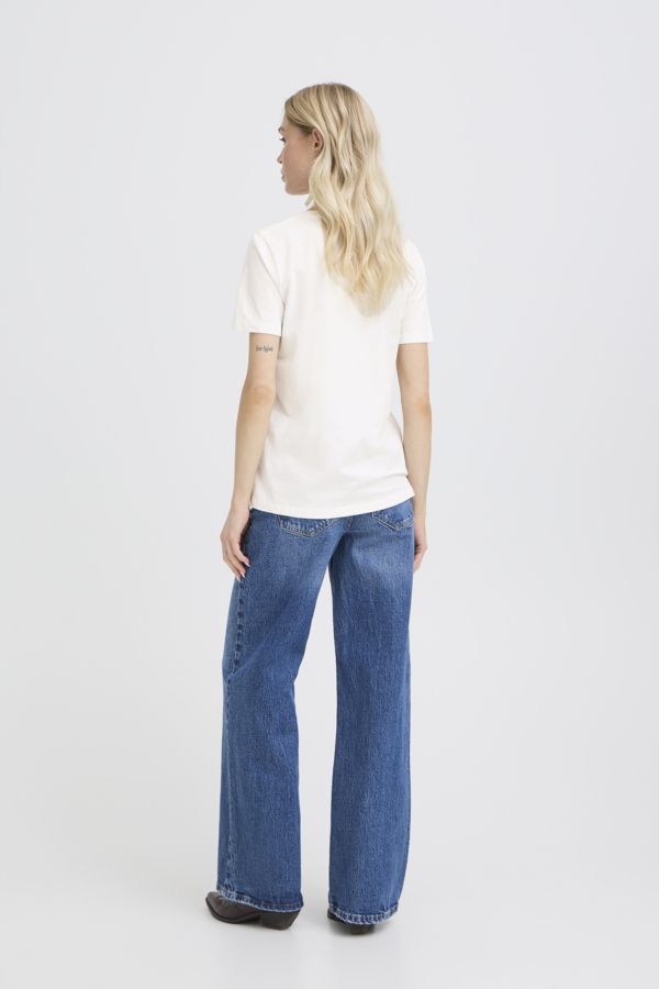 T-shirt col rond dessin - 20818840 - B.Young