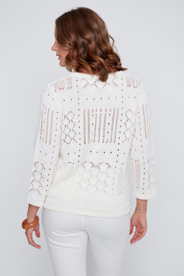 Chandail tricot ajouré - 2619045 - C.Y.C. Coco Y. Club Inc