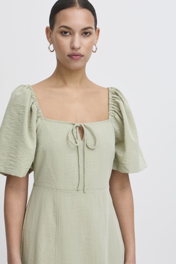 Robe manche courte midi