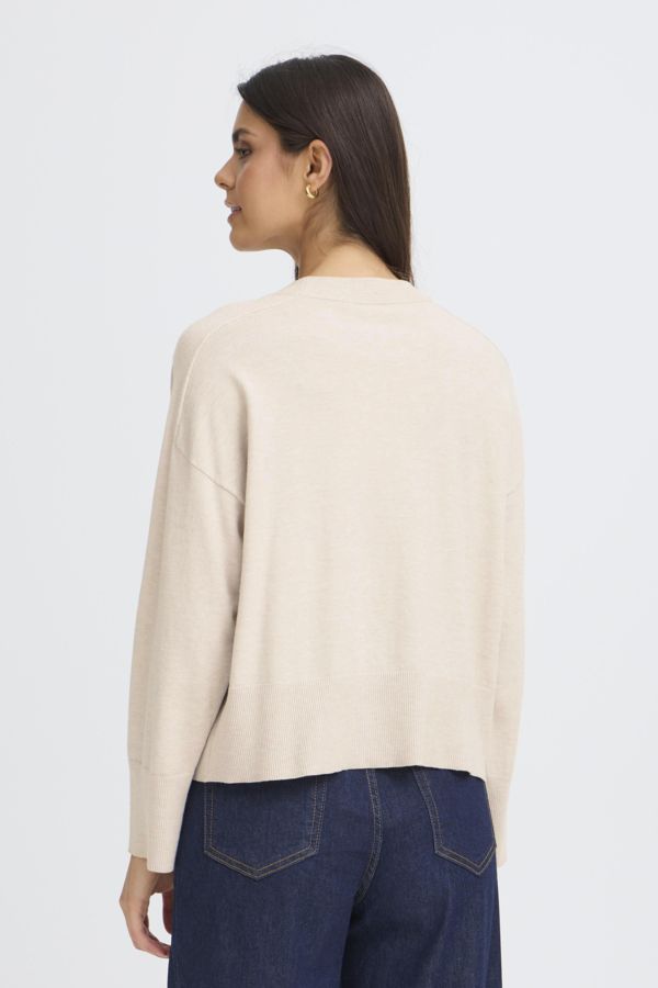 Chandail tricot col rond