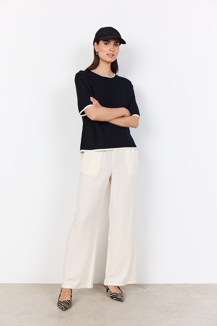 Chandail tricot cotelé - 33673 - Soya Concept