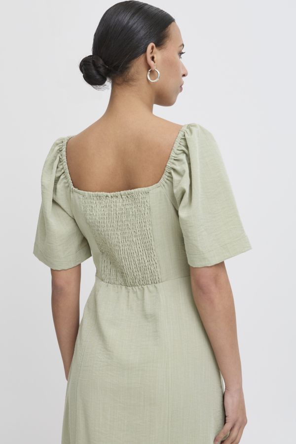 Robe manche courte midi