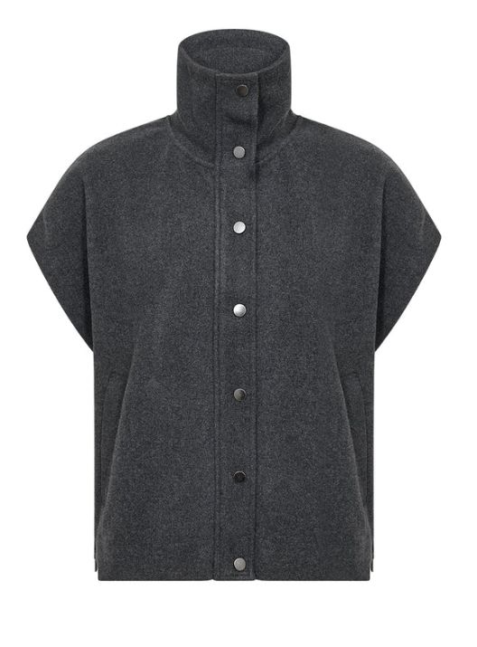 Carigan boutons et zip manche courte - 27279 - Soya Concept