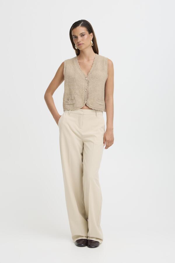 Veste avec boutons perles