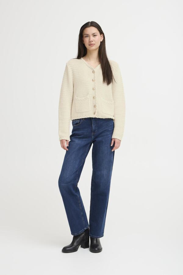 Cardigan boutons or