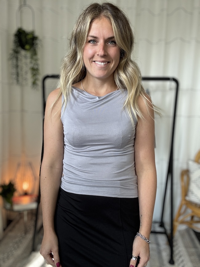 Camisole chic col baveux - 12435A - 24 Colours