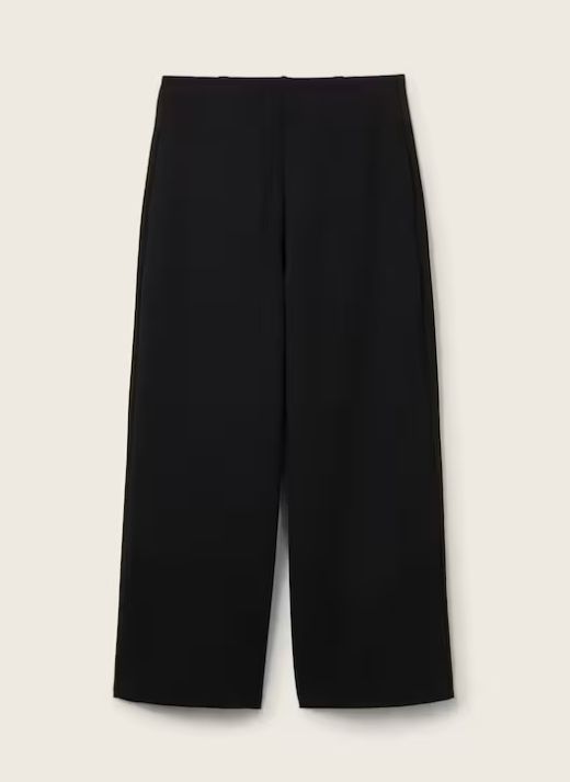 Pantalon pull on jambe large