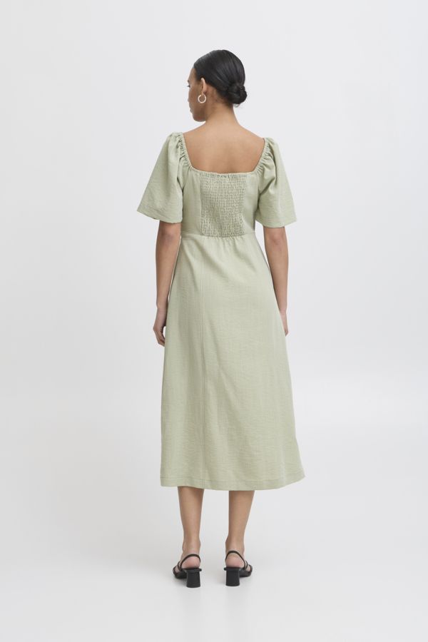 Robe manche courte midi