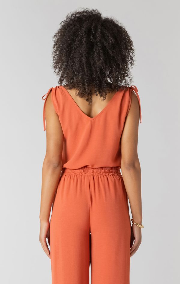 Camisole épaules froissées