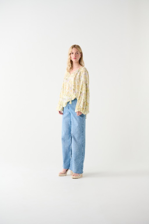 Blouse paysanne légère