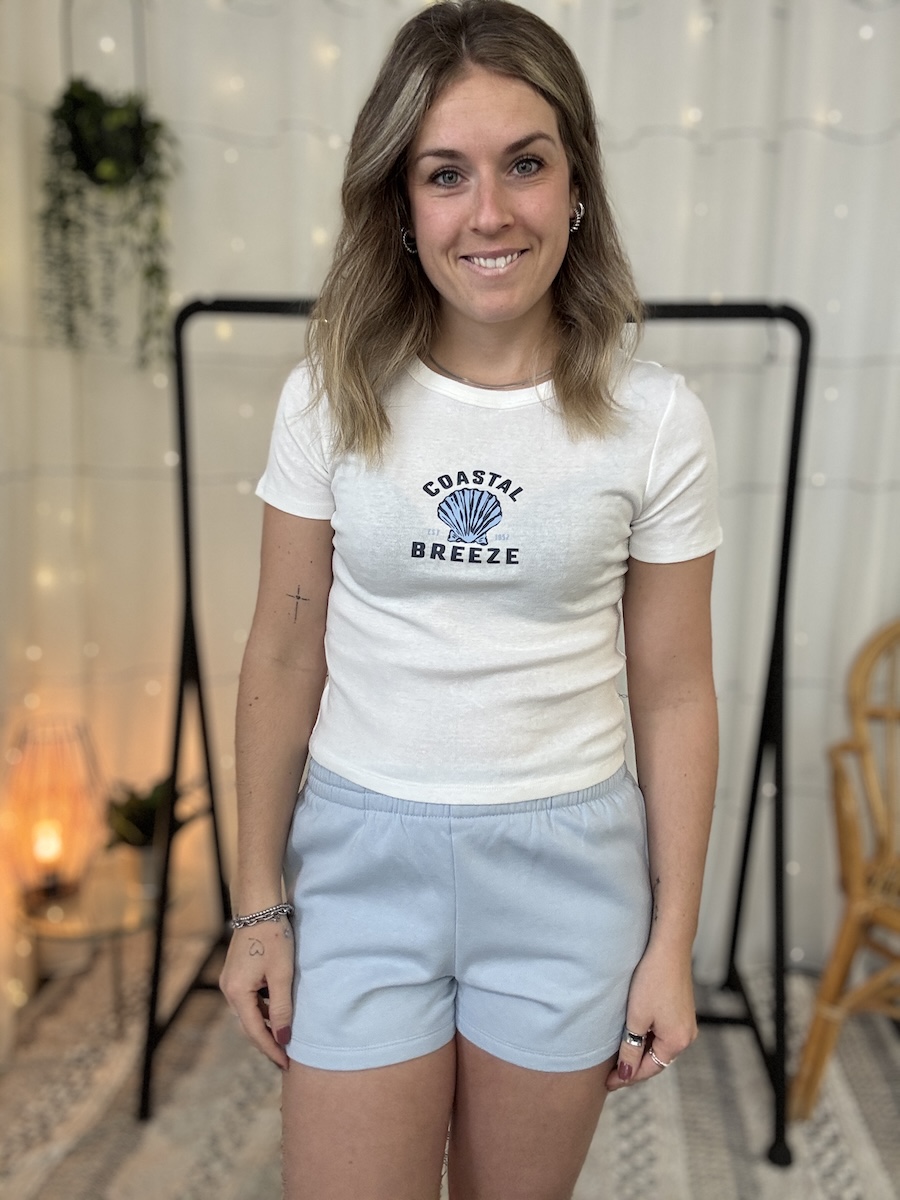 T-shirt col rond dessin - MCSPAW06021 - Mandarine & Co