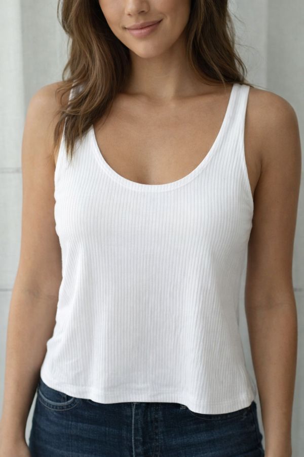 Cami rib scoop - Cami rib scoop - Louve Design