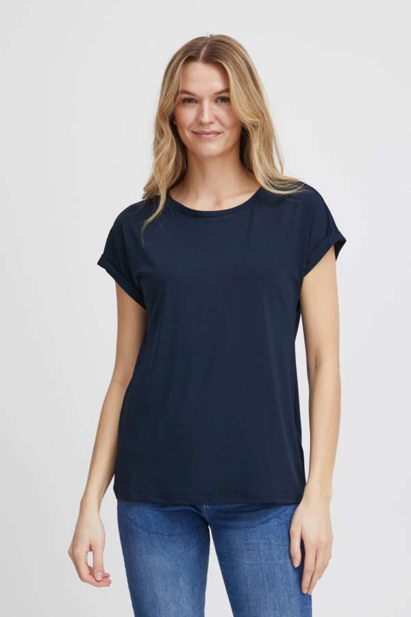 T-shirt col rond - 20610634 - Fransa